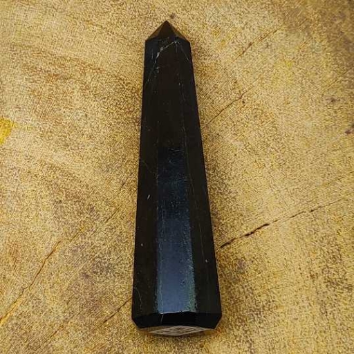 Beautifully Made Pointed Black Onyx Gemstone Handmade Healing Pencil